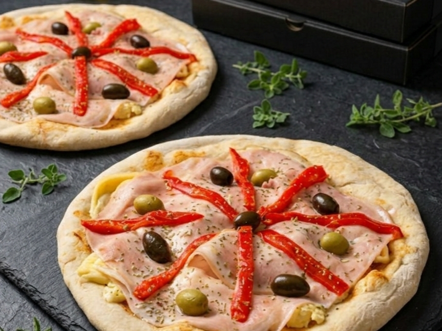 Especial de Jamón Natural y Morrones