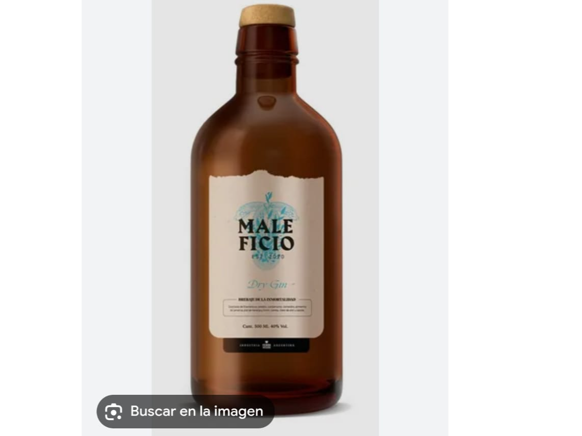 Gin maleficio dry original 500cc
