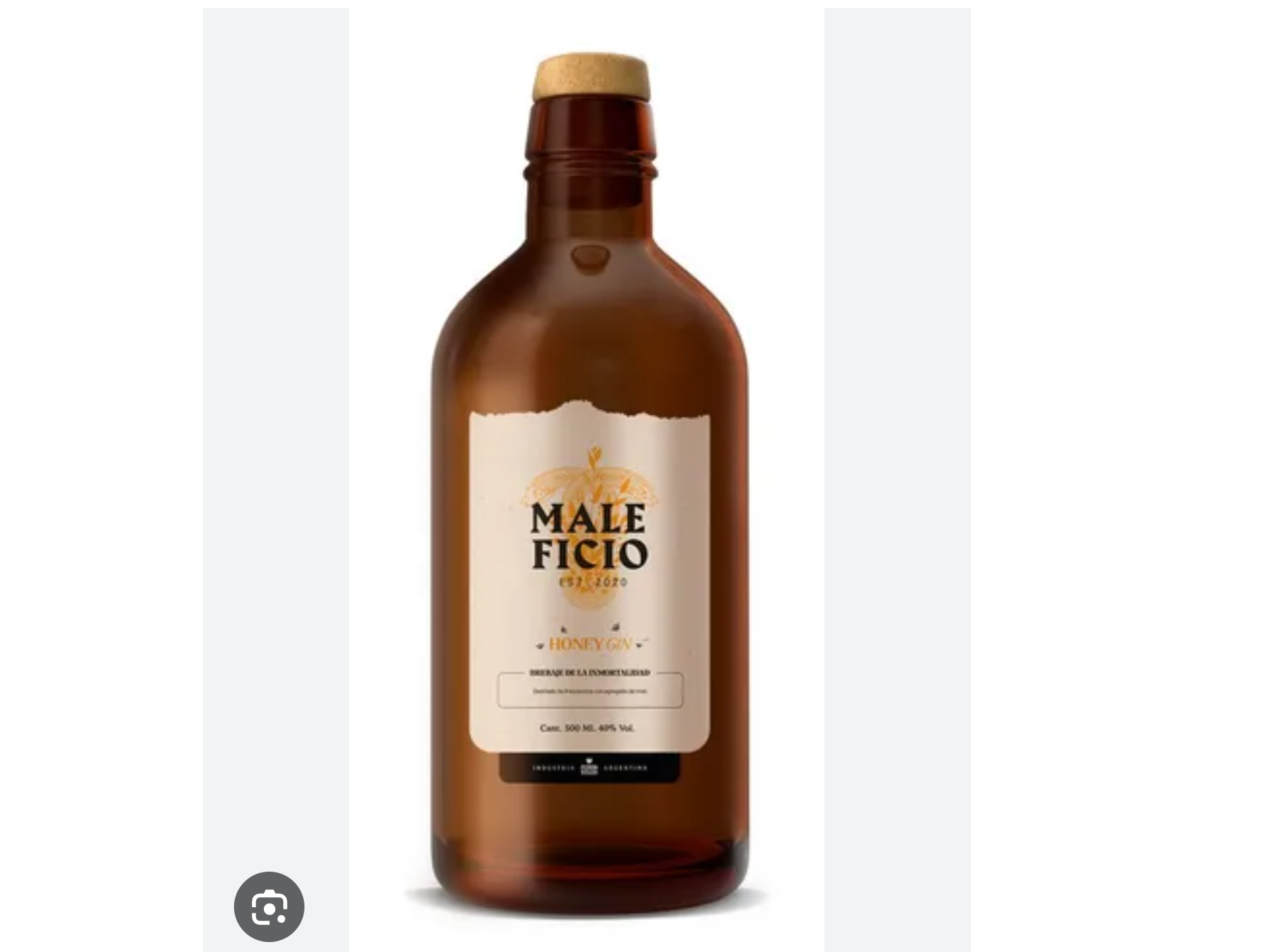 Gin malefico honey 500cc