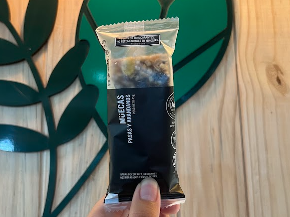 Barrita de Pasas y Arándanos Müecas - 45 gr