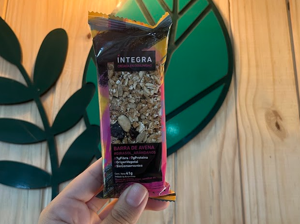 Barrita de Avena, Girasol y Arándanos Íntegra - 41 gr