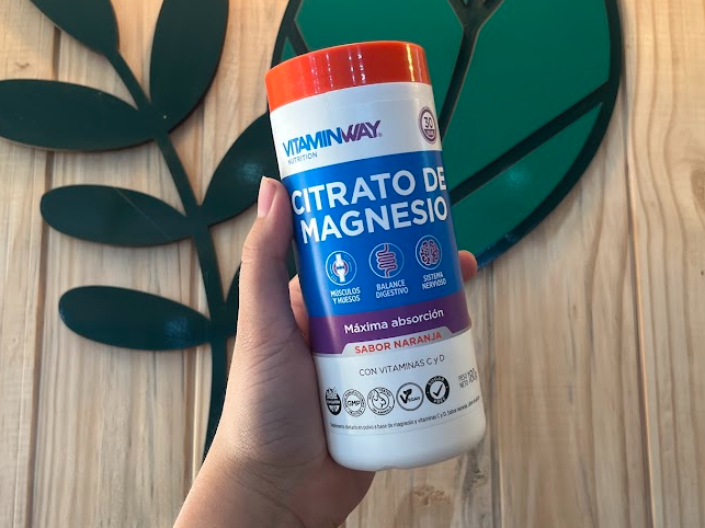Citrato de Magnesio con Vitaminas C y D Vitaminway x 180 gr.