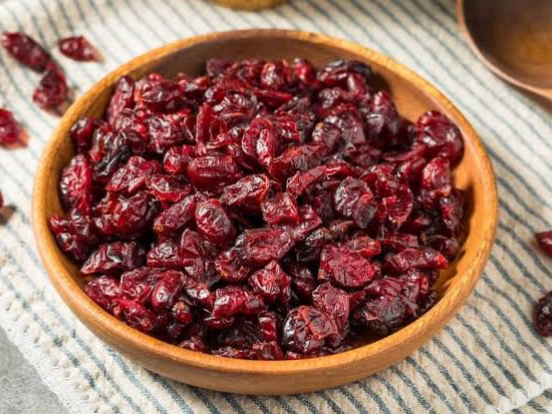 Arándanos rojos desecados