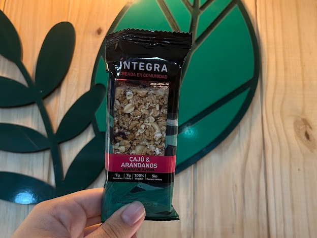 Barrita de Cajú y Arándanos Íntegra - 41 gr