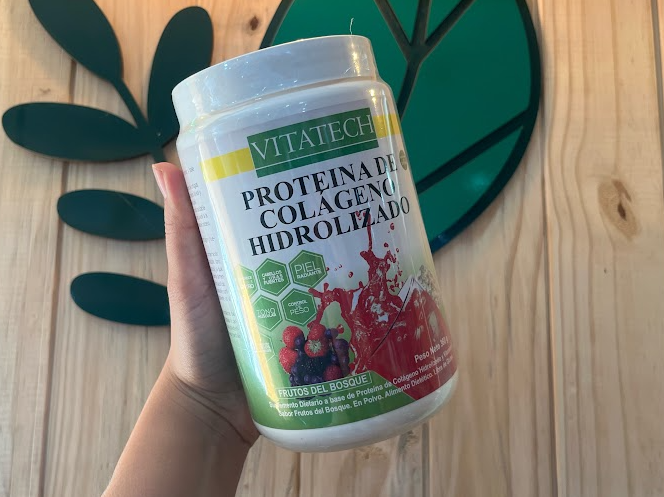 Proteína de Colágeno Hidrolizado sabor Frutos del Bosque Vivatech x 350 gramos
