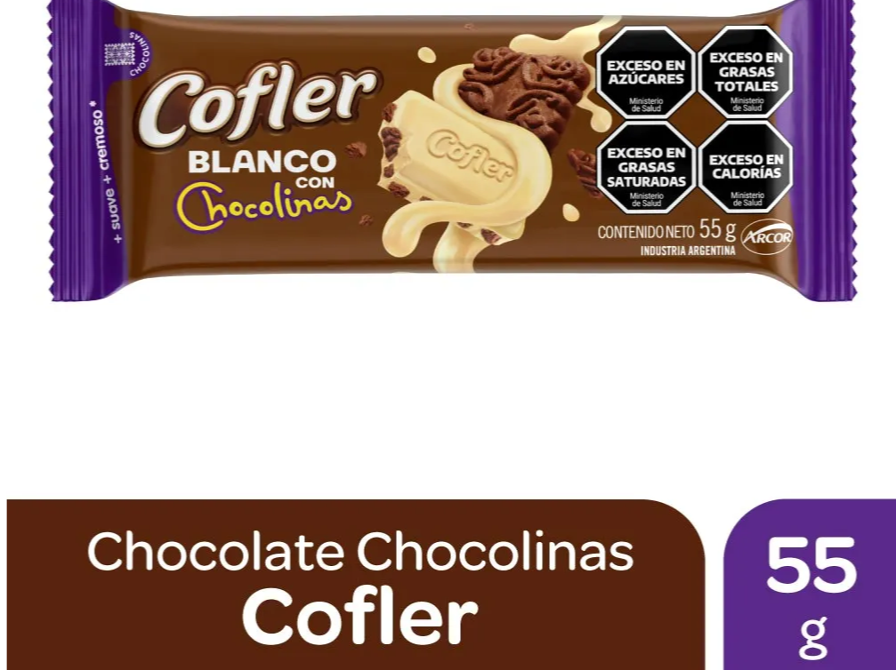 Cofler Blanco con Chocolinas