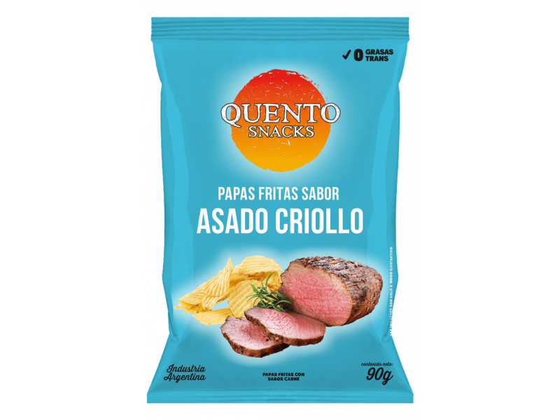Quento Papas sabor Asado criollo