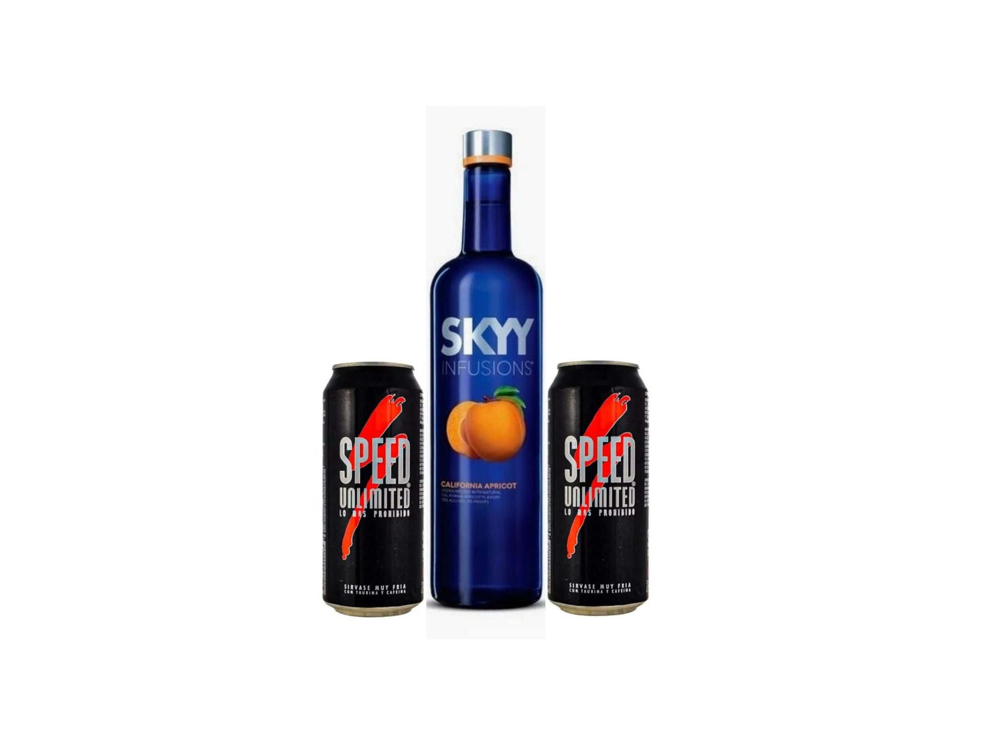 Skyy de durazno + 2 speed grande/monster rosita, negro, mango loco