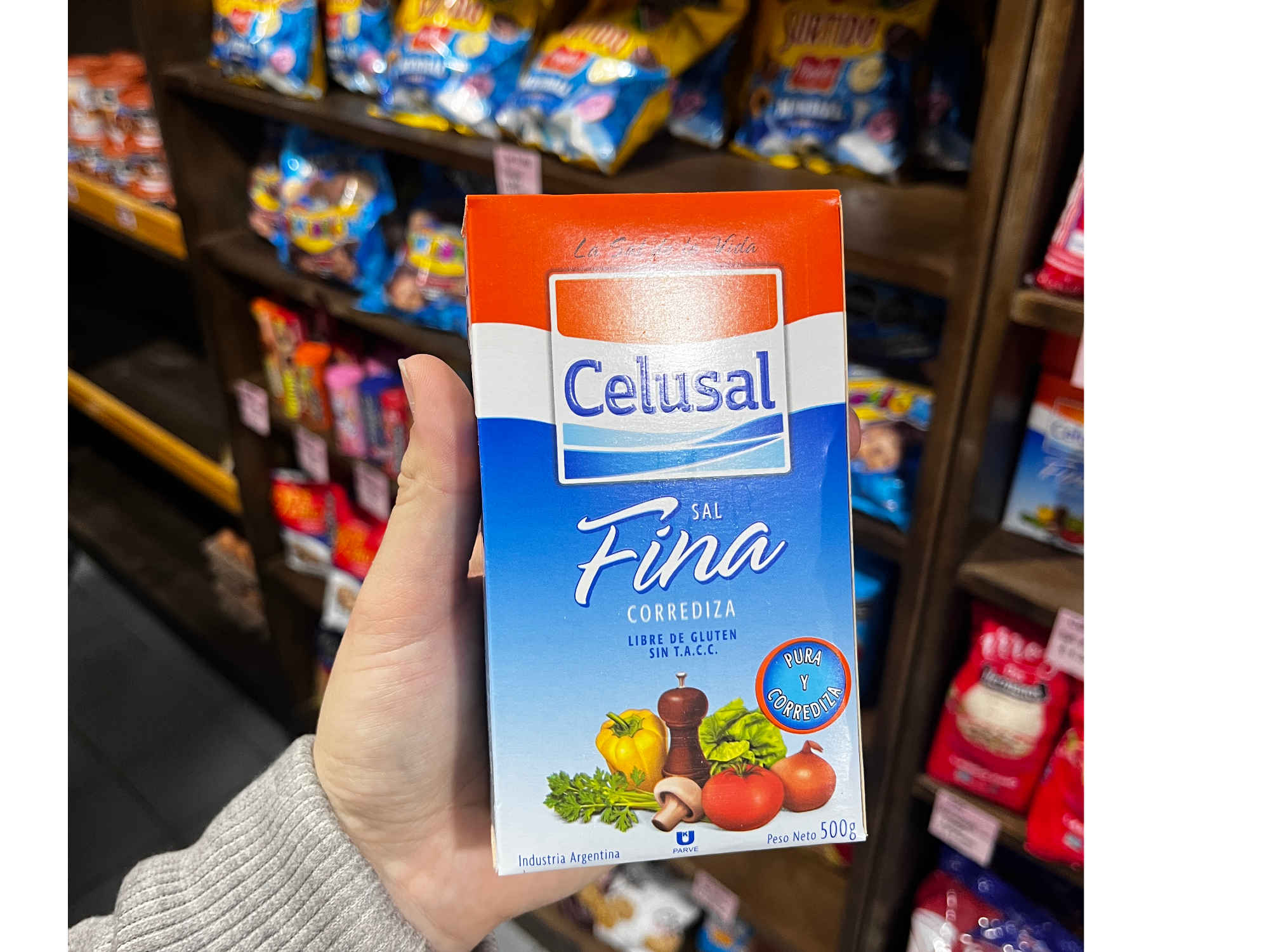Celusal, sal fina en cajita