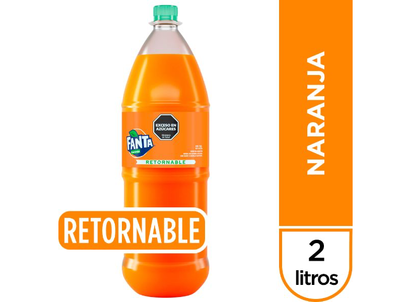 Fanta retornable de 2L