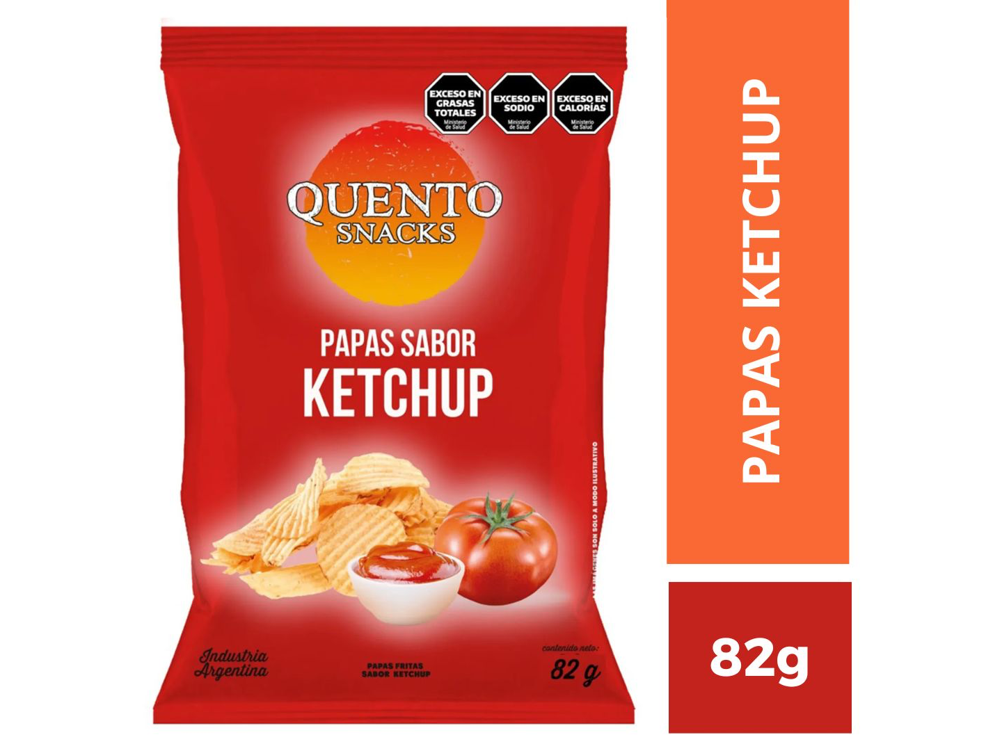 Quentos Papas sabor a Ketchup