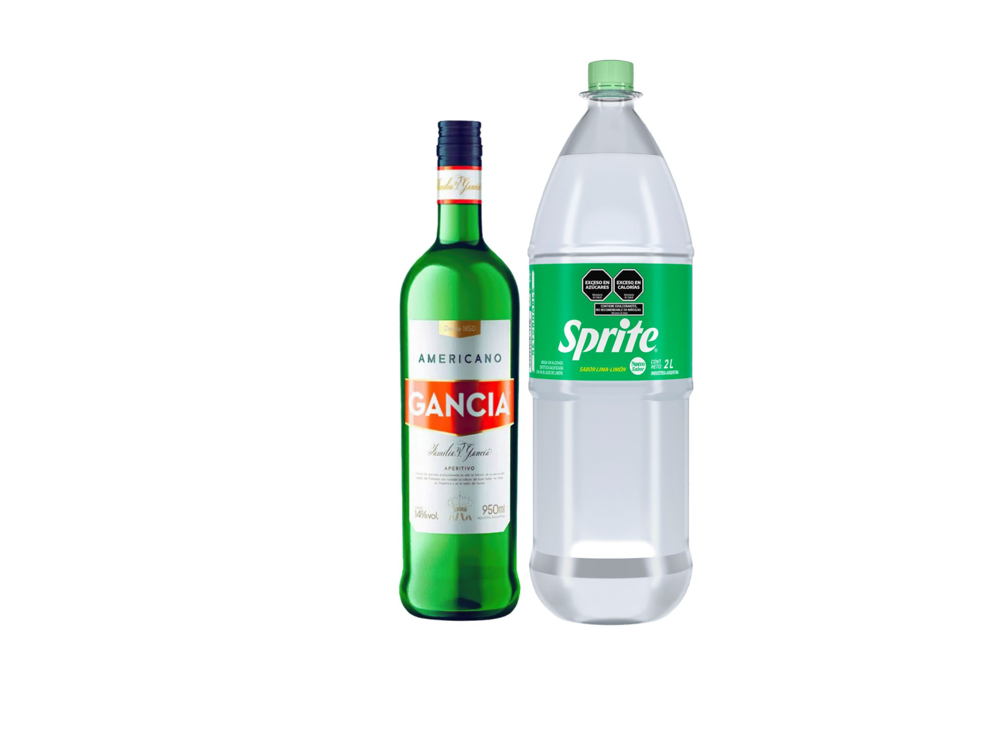 Gancia + 1 Sprite 2 L retornable