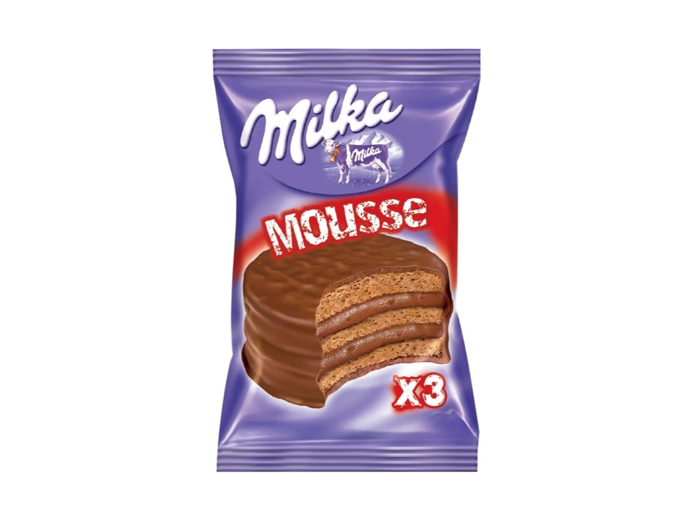 Alfajor milka mousse