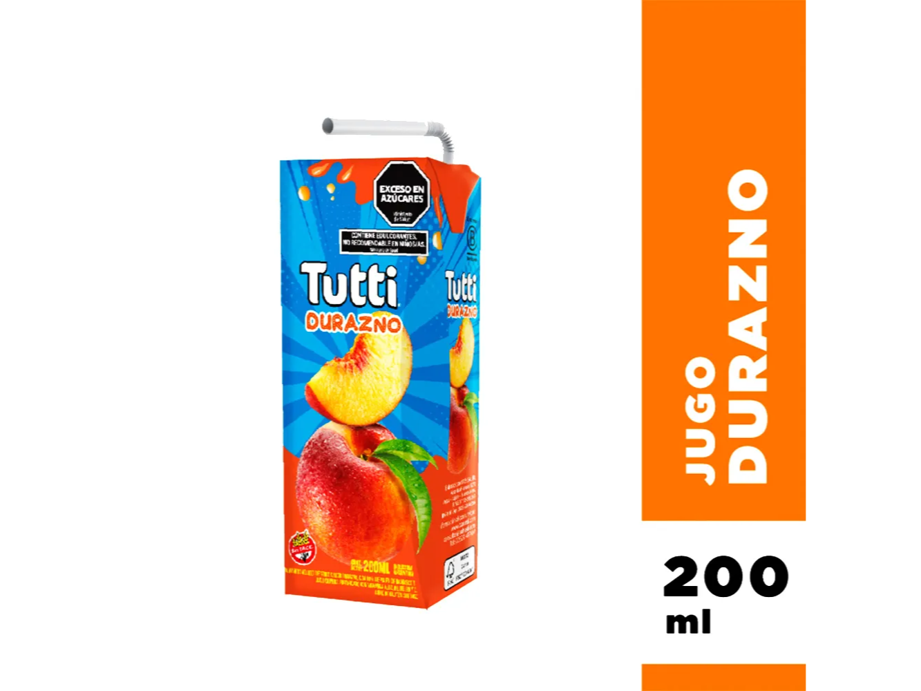 Tutti durazno 200ml