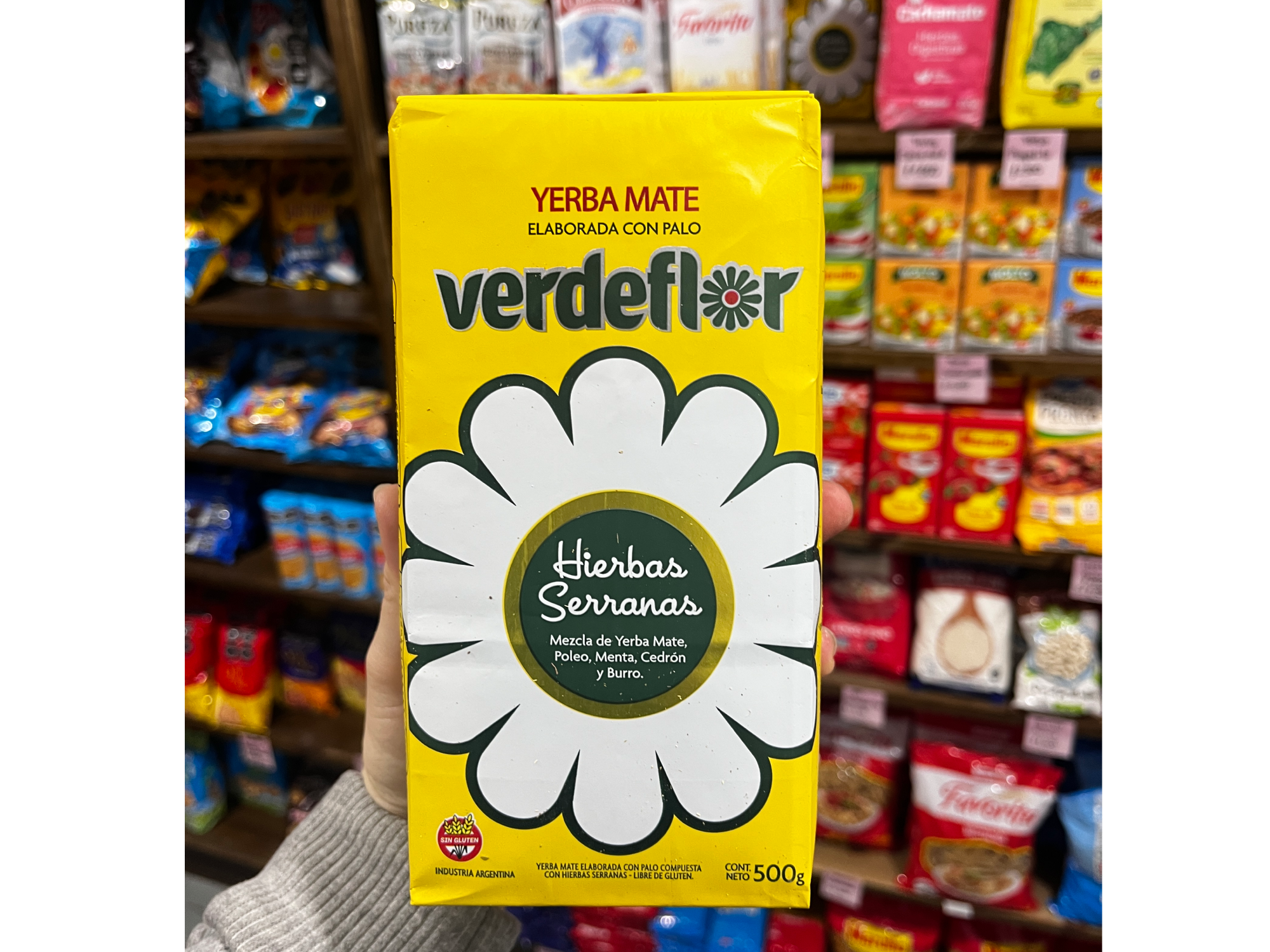 Yerba verde flor