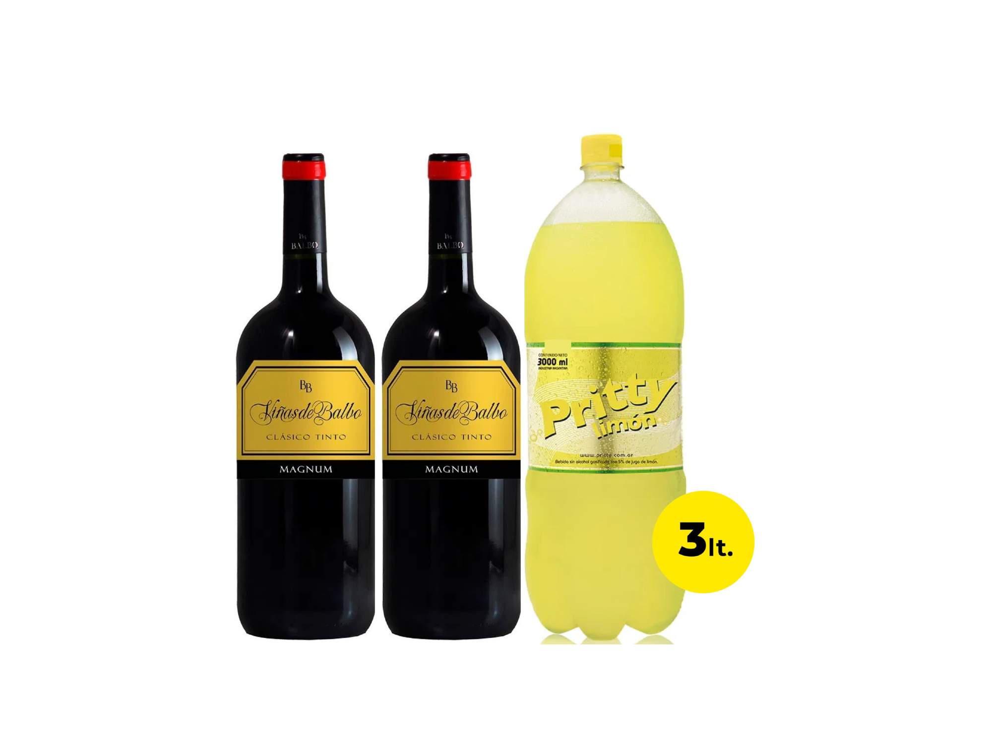 2 Balbo + 1 Prity de 3L