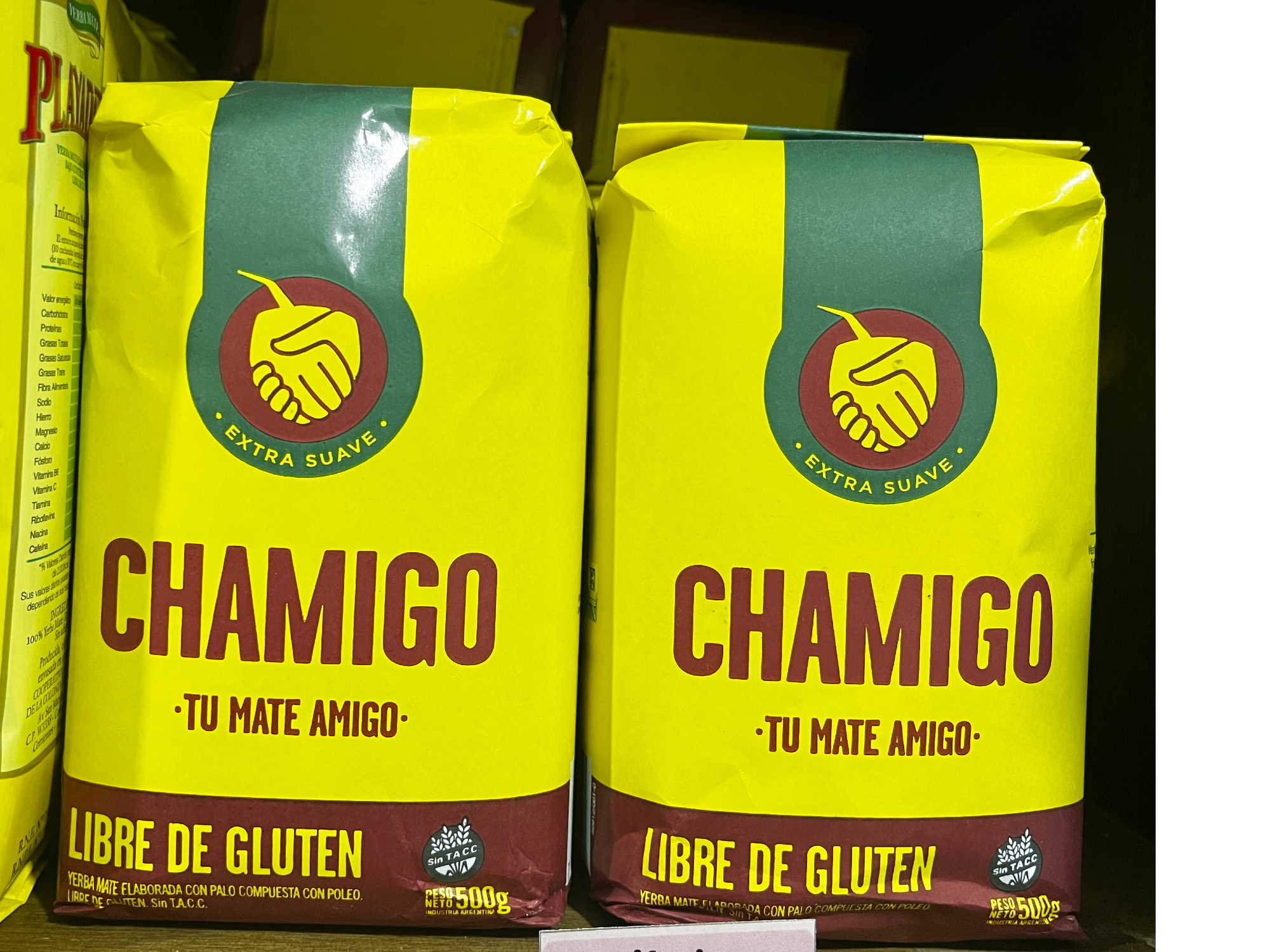 2 paquetes de yerba chamigo