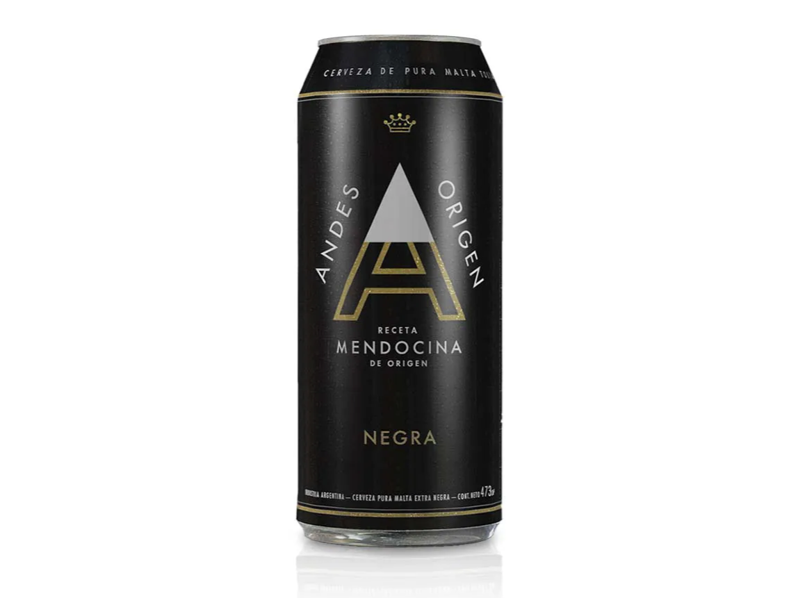 Lata de Andes cerveza negra