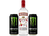 Smirnoff + 2 Monster negro