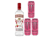 Smirnoff + 3 Monster Rosa