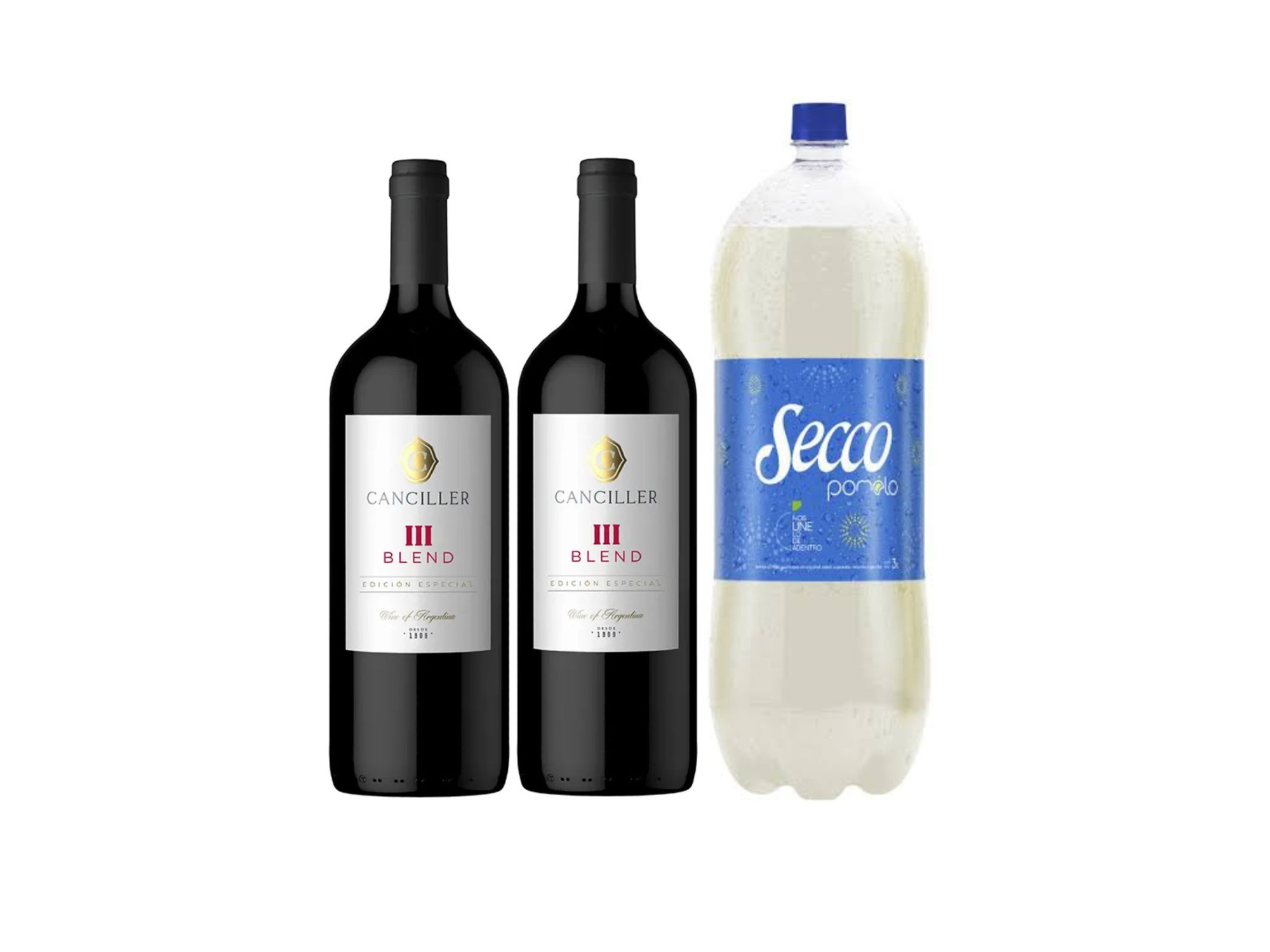 2 Canciller + 1 secco de pomelo 3L