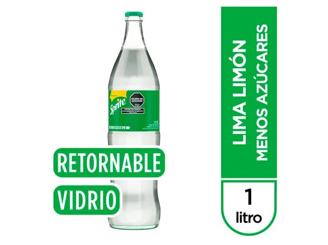 Sprite de vidrio retornable 1,25L