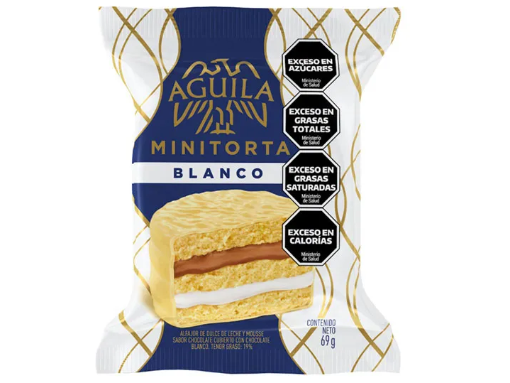 Alfajor águila Blanco triple