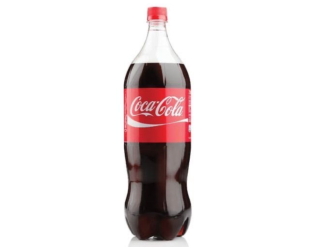 Coca cola descartable de 2,5