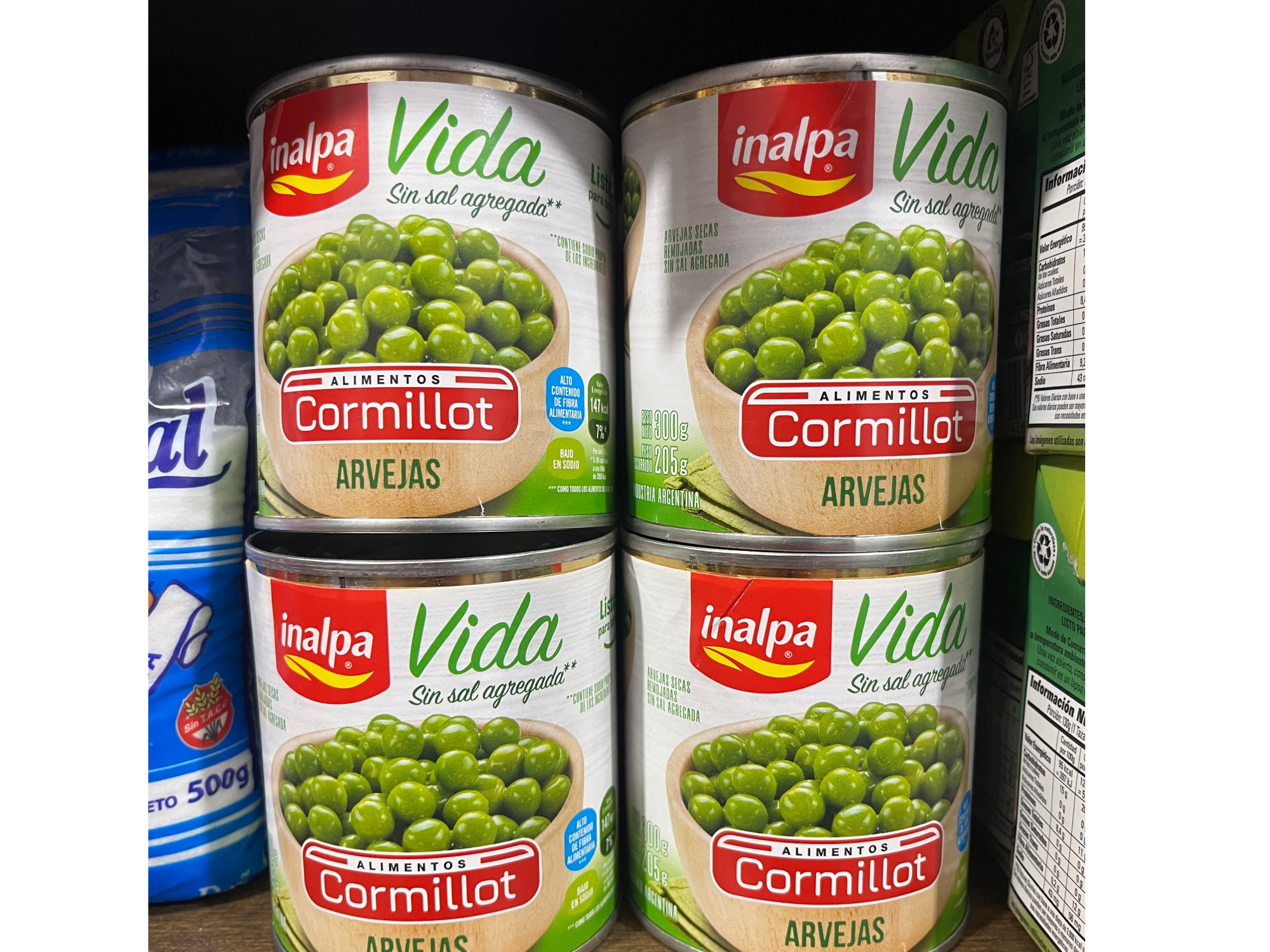 Inalpa vida, Arvejas en lata