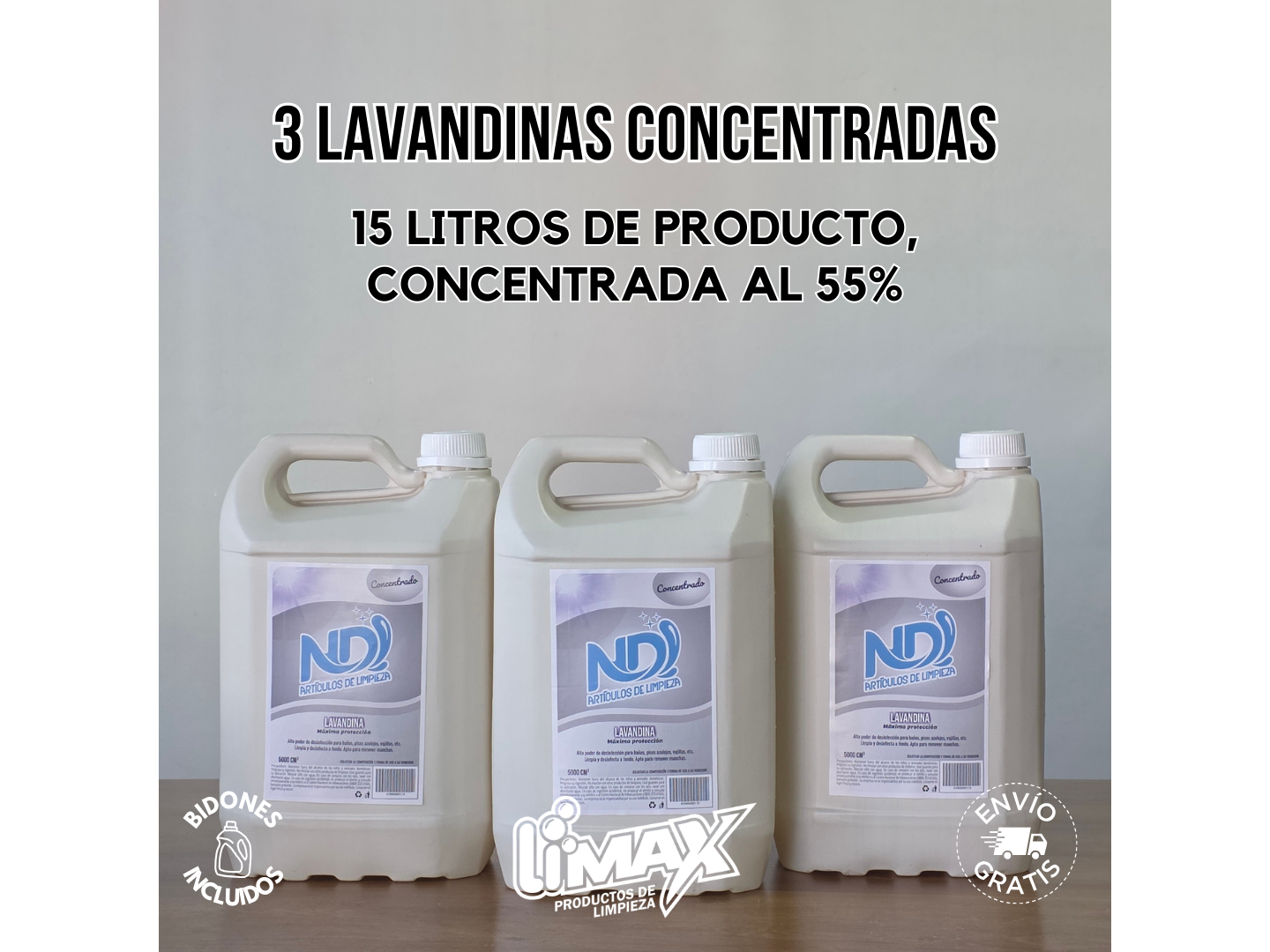 3 LAVANDINAS CONCENTRADAS