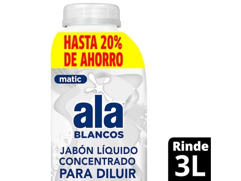 Jabon Liquido ALA BLANCOS Concentrado