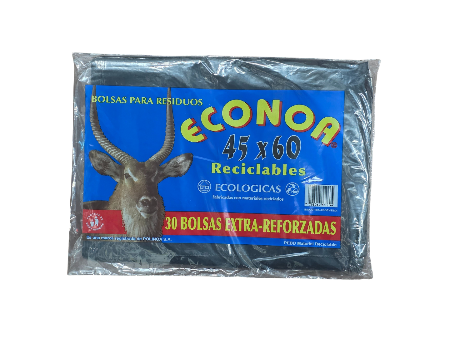 BOLSA DE RESIDUOS 45 X 60