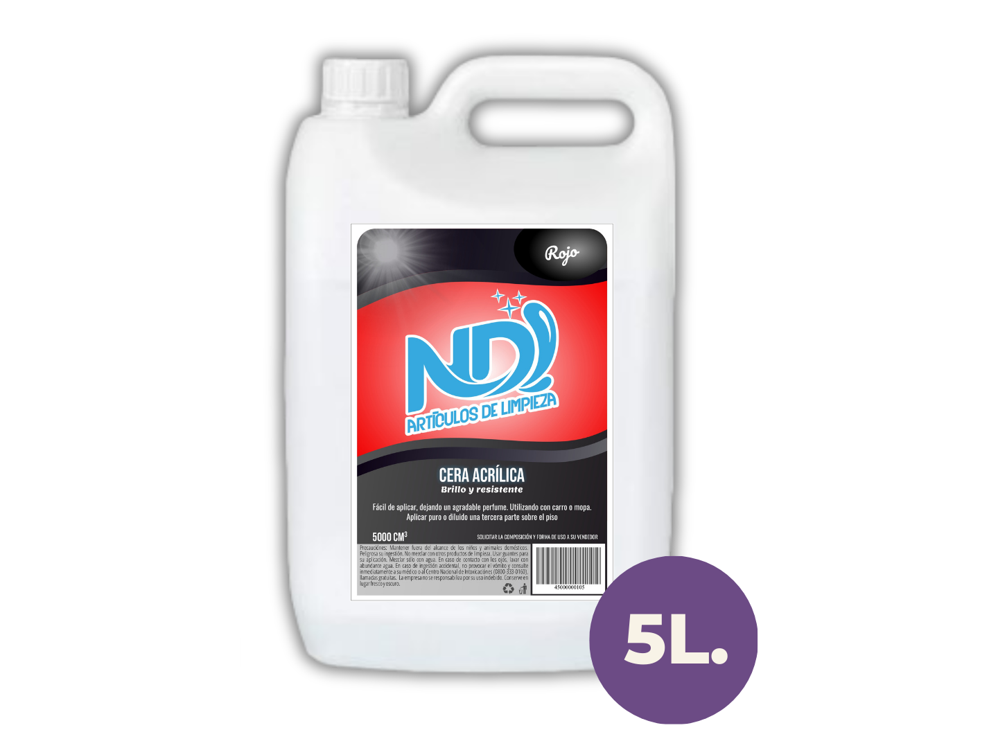 CERA ROJA - 5 LITROS