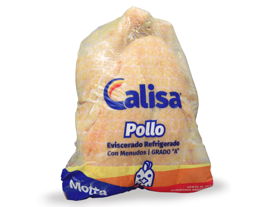 Cajón Pollo marca Calisa