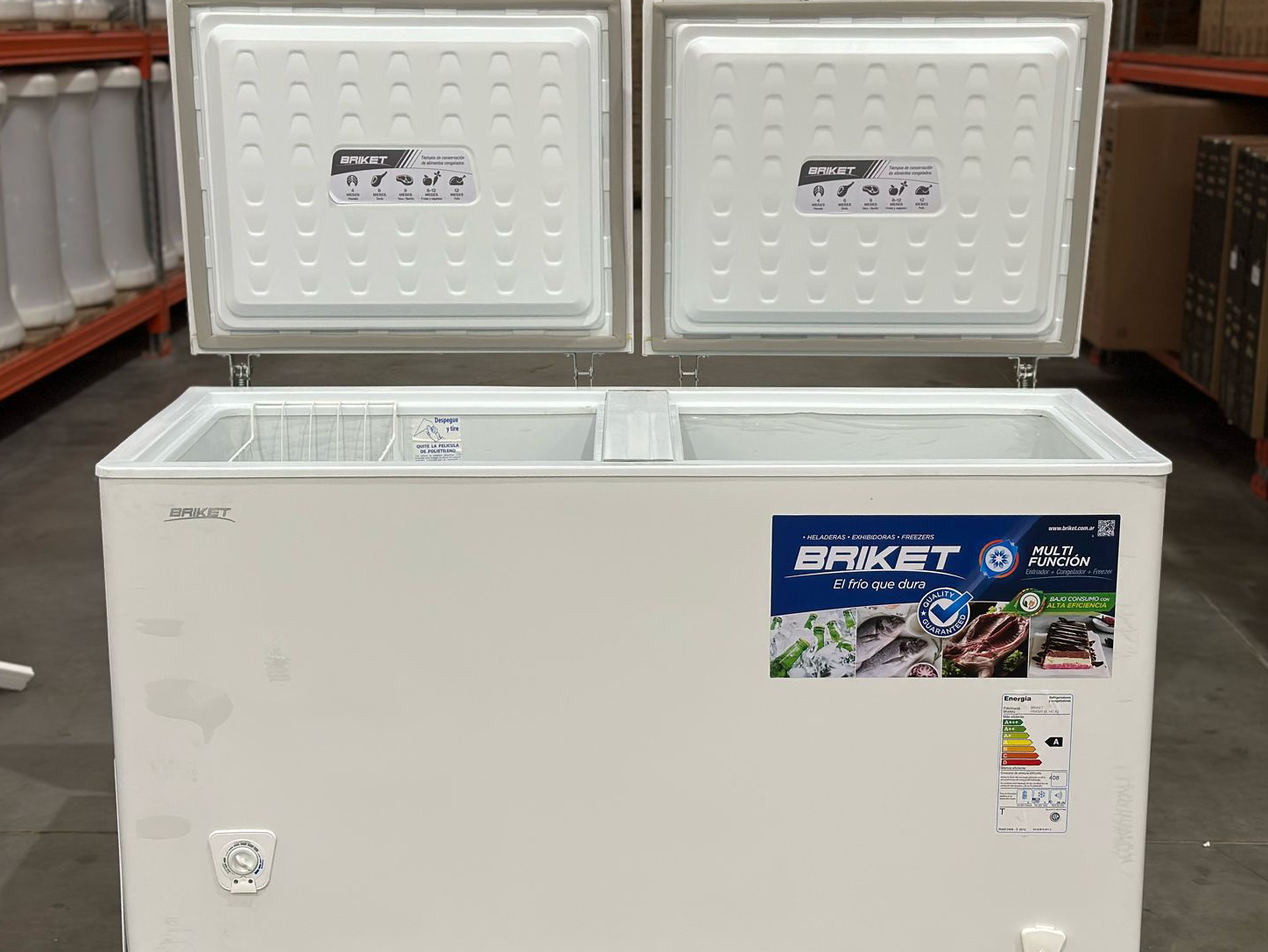 ❄️ FREEZER DOBLE TAPA 4500 BRIKET (Copia)