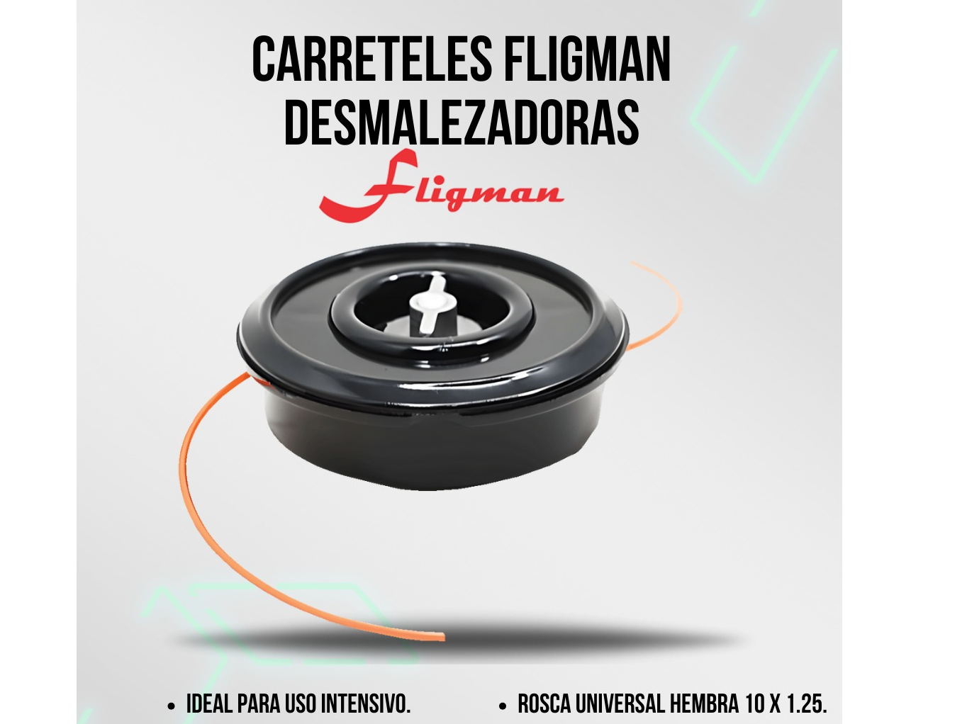 Carretel Fligman para Desmalezadoras