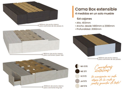 CAMA BOX EXTENSIBLE