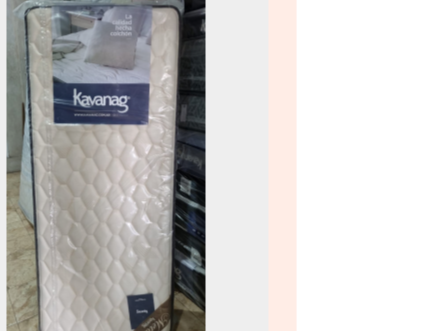 Kavanag Metal espuma alta densidad Colchón Kavanag Metal, espuma de alta densidad. Sus medidas son de 0,80 x 1.90 x 29 cm alto. Doble pillow, resistencia 120 kg. Su tela es de jacquard. Matelaceado. $180.000