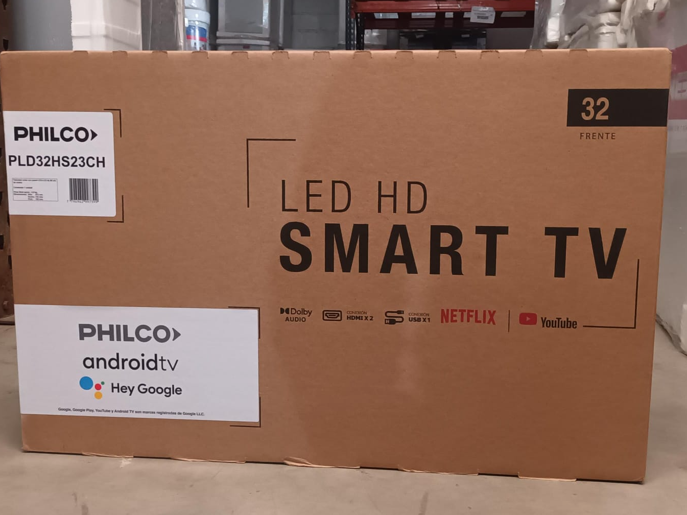 *SMART TV PHILCO 32" CON ANDROID TV