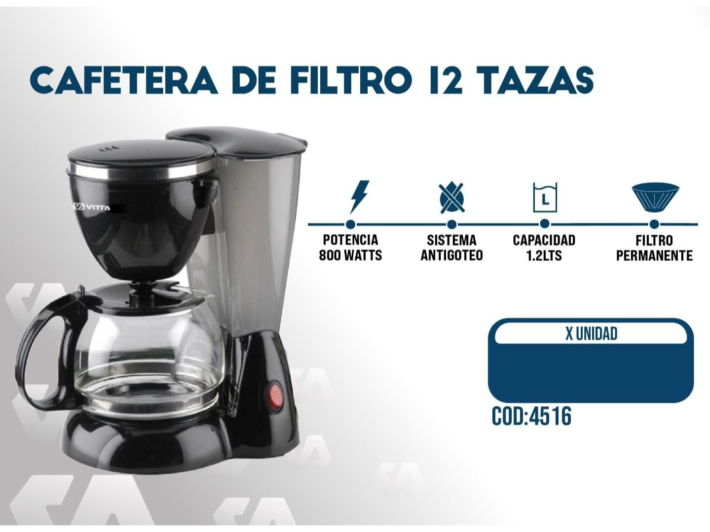 _Cafetera de filtro Vitta