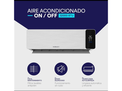 *AIRES ACONDICIONADO NOBLEX C/KIT* _Diseño exclusivo_ _Modelo 2025_ ❄️ *AIRE ACONDICIONADO NOBLEX* 3500W 3000 FRIGORÍAS FRIO/C Incluyen kit instalación, ahorrá en la instalación también ‼️