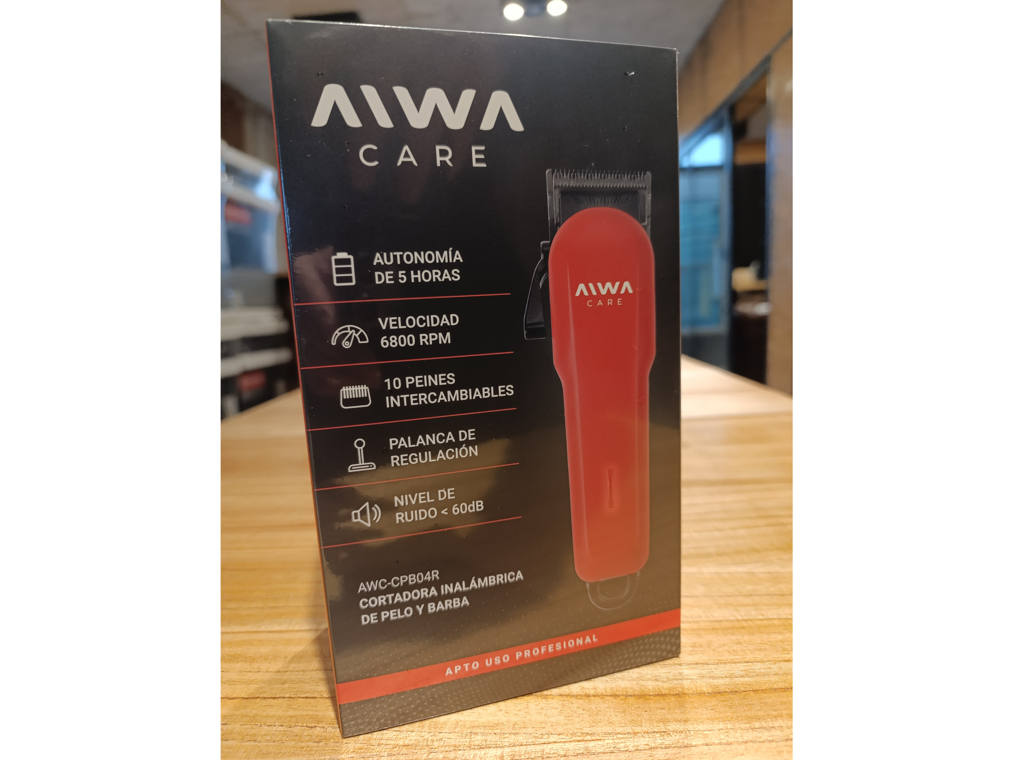 CORTADORA INALÁMBRICA DE PELO Y BARba