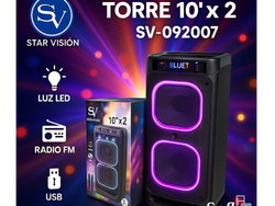 *PARLANTE TORRE 10x2* _STAR VISIÓN SV-092007_