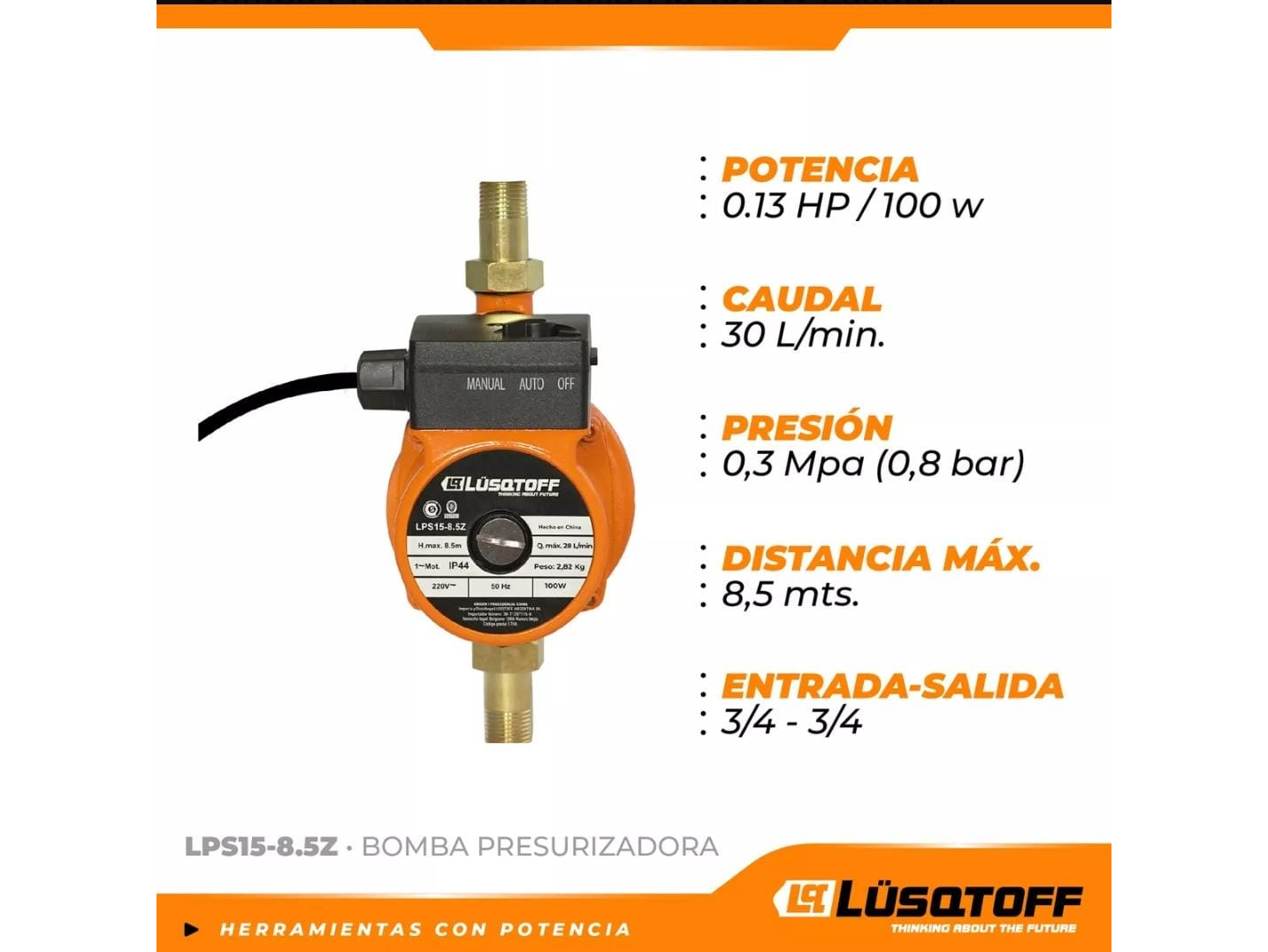 *BOMBA PRESURIZADORA LUSQTOF