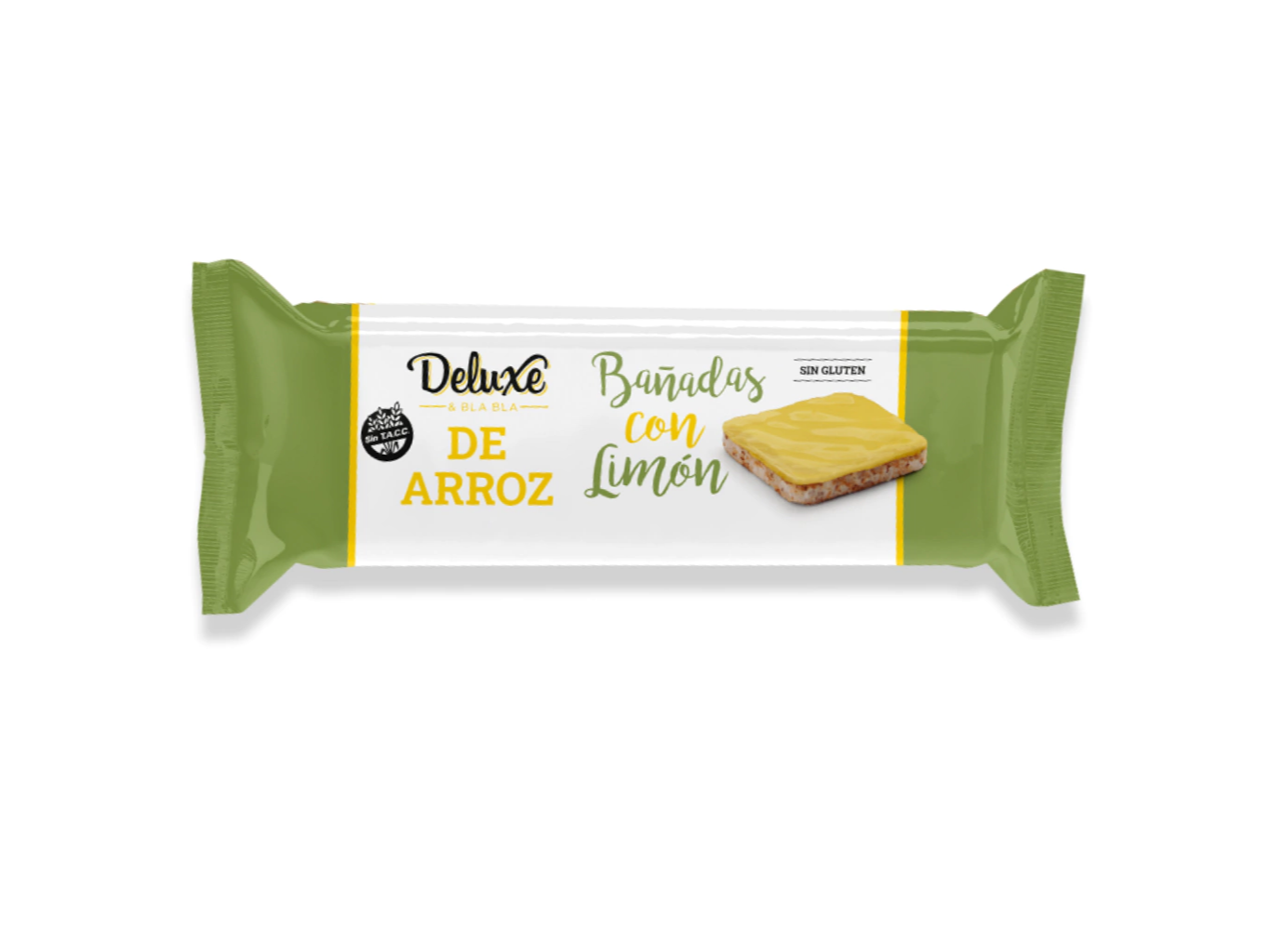 Galletas de Arroz Bañadas sabor Limon