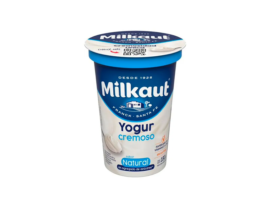 Yogur Cremoso Sabor Natural Sin Lactosa