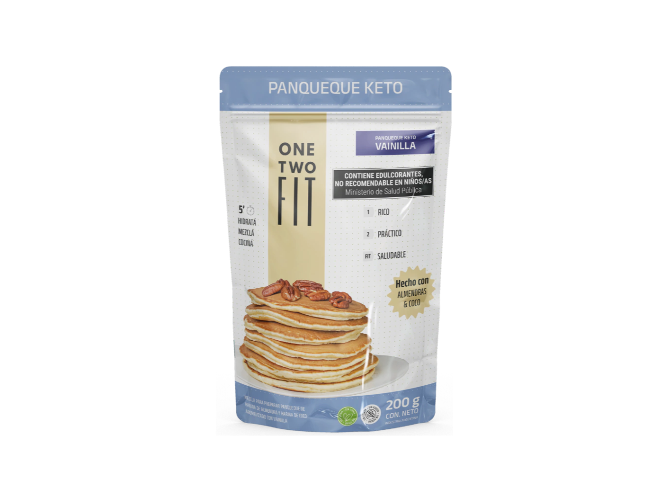 Panqueque Keto de Vainilla