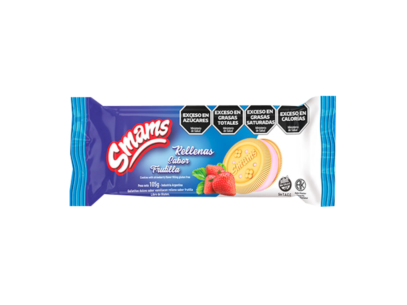 Galletitas de Vainilla Rellenas sabor Frutilla
