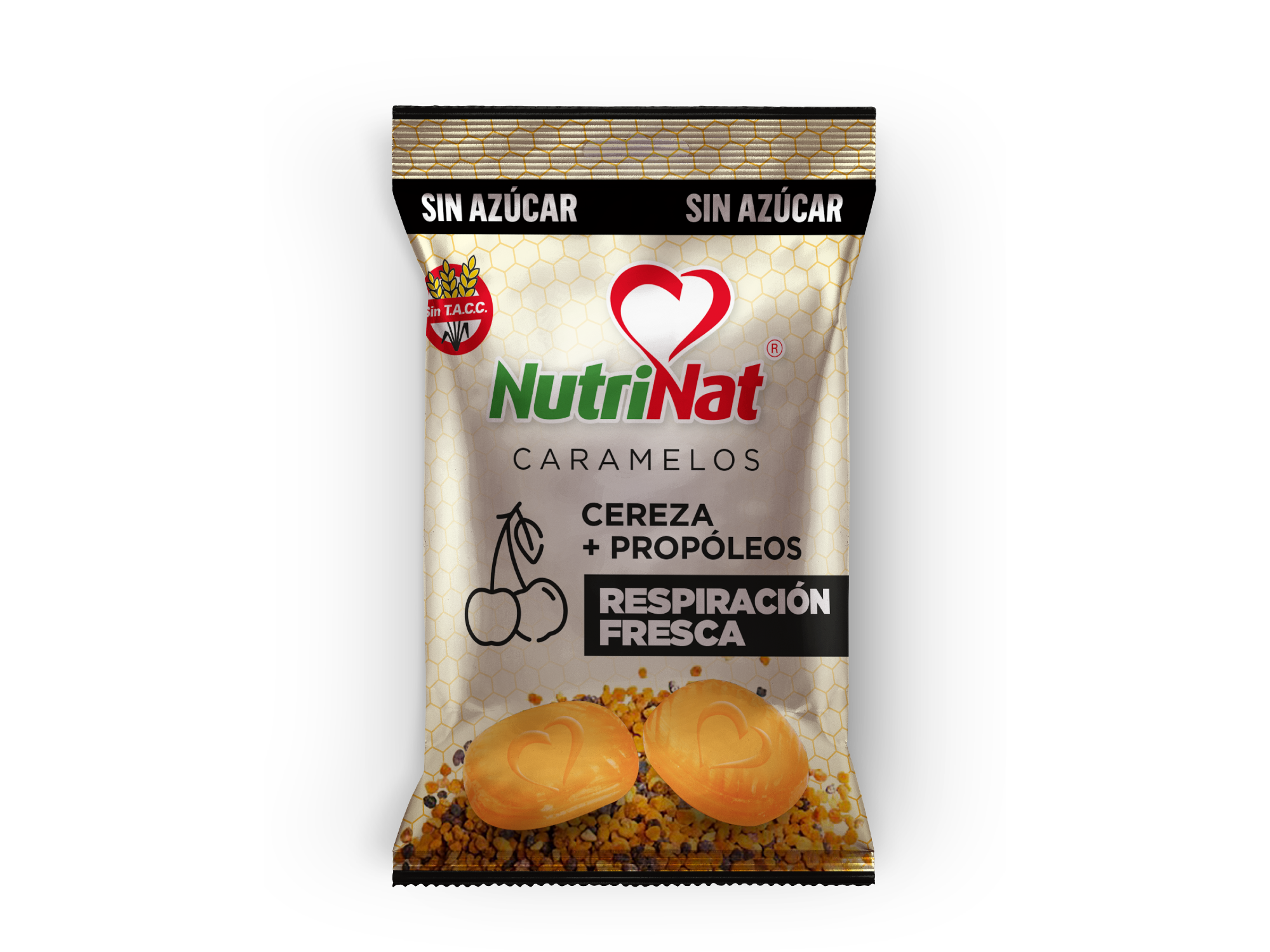 Caramelos de Cereza y Propoleo Sin Azucar