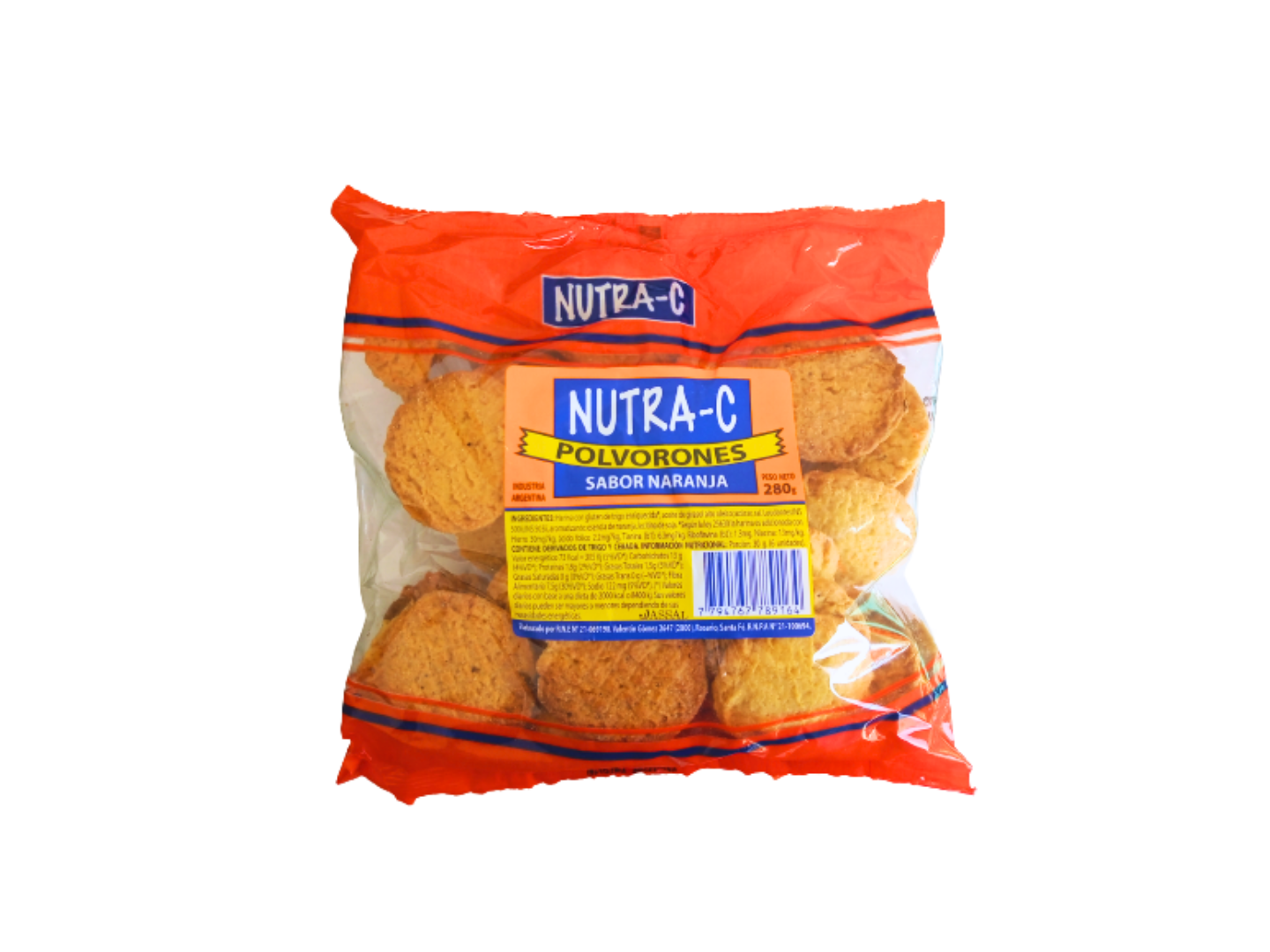 Polvorones sabor Naranja